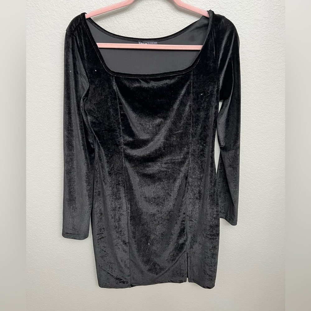 Velvet Black Dress